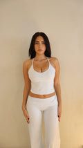 Ribbed Strap Tank Baby Blue