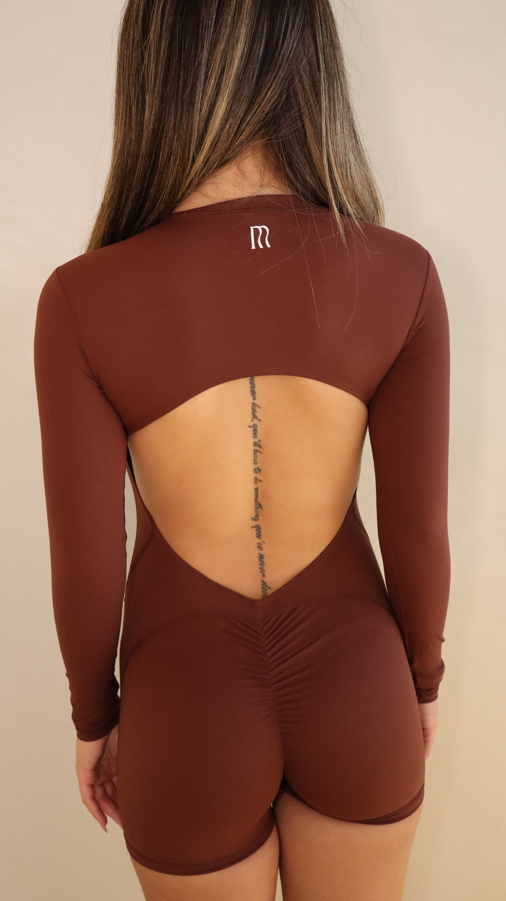 Sculpted Open-Back long sleeve