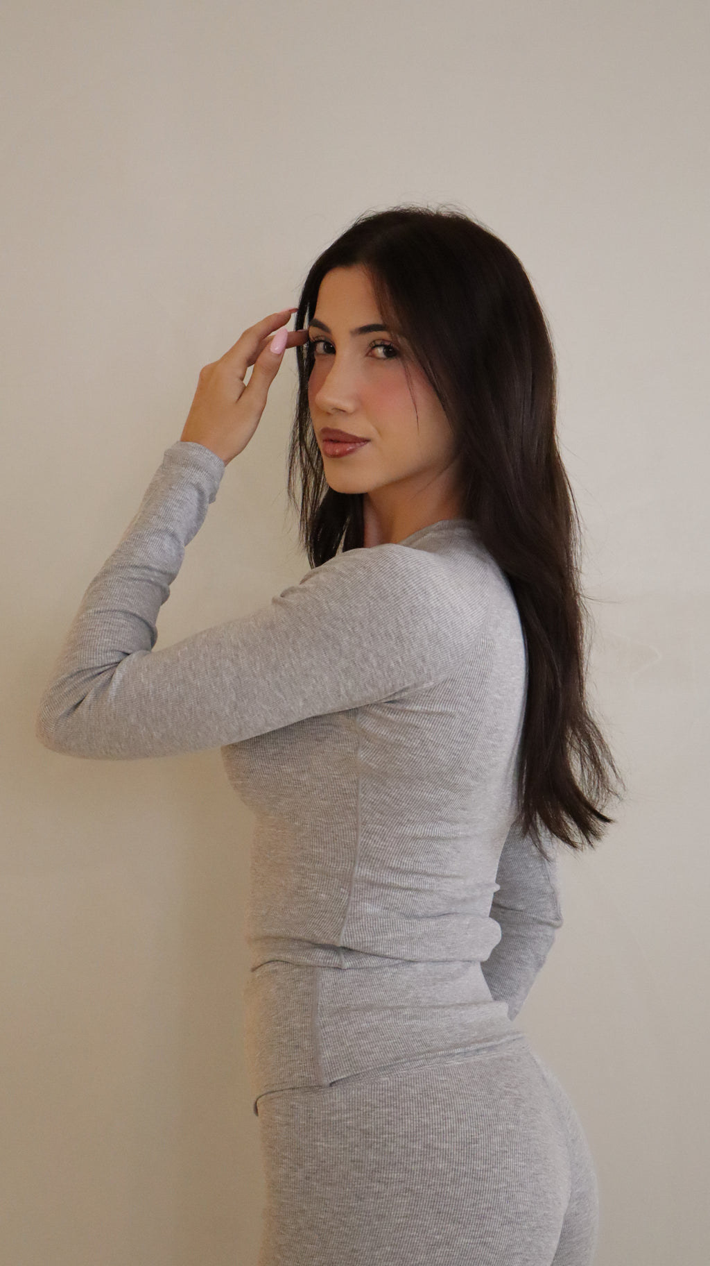 Sculpt Set Top Gray