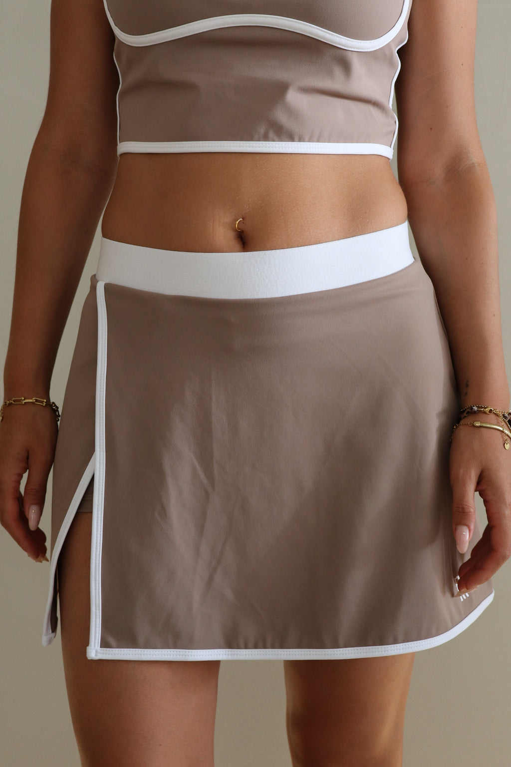 Rival Mini Skirt Mocca