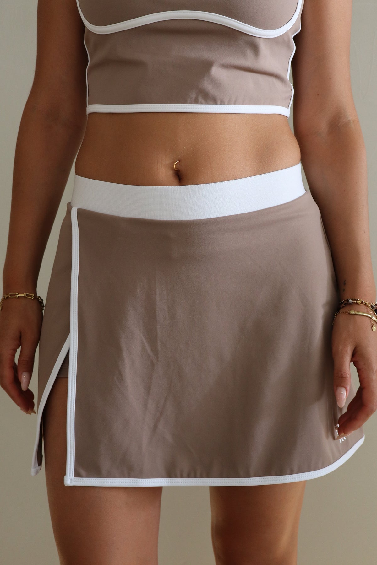 Rival Mini Skirt Mocca
