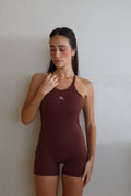Sculpted Bodysuit Brown