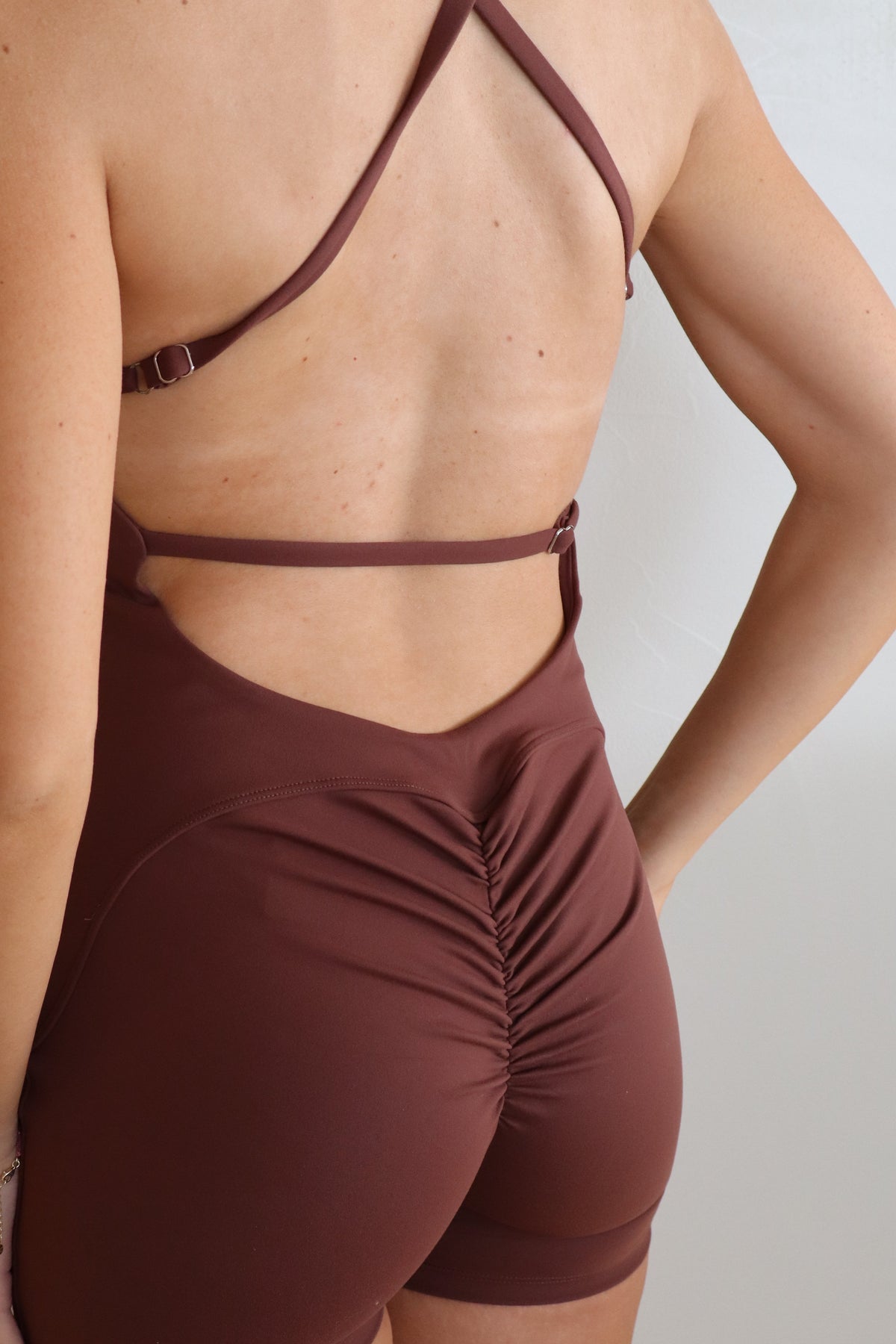 Sculpted Bodysuit Brown