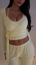 The Ballet Wrap Top Butter